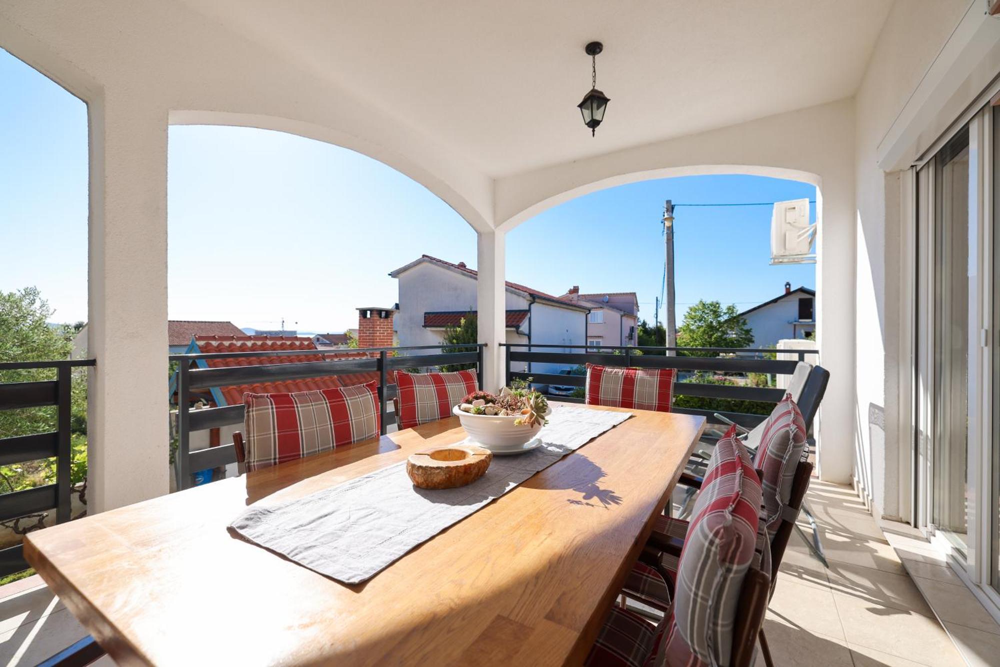 Apartment Pantalon, Big Terrace And Free Parking Zára Kültér fotó